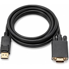 1001 Primex PX-1256 1.5 Metre Displayport To VGA Kablo, Dp Erkek To VGA Erkek Çevirici Kablo, Displaypor