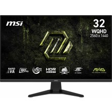 1001 31.5" Mag 325QF E18V, Gaming Monitör, Wqhd, 16:9 Flat, Rapid Va, 180Hz, 0.5ms, Adaptive-Sync