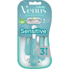 1001 Sensitive Kullan At Kadın Tıraş Bıçağı 3’lü