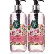 1001 Doğal Zeytinyağli Sıvı Sabun Japon Kiraz Çiçeği (500 Ml) 2li Paket