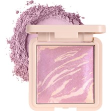 1001 Cosmetics Marble Baked Blusher Fırınlanmış Allık - 02 Lavender