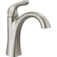 1001 Faucet Arvo Tek Delikli Banyo Bataryası Fırçalanmış Nikel, Tek Kolu Banyo Bataryası, Banyo Lav