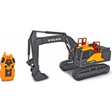 1001 Dickie, 203729018, Rc Volvo Madencilik Ekskavatörü, Uzaktan Kumandalı, Hareketli Kabin ve Kürek,
