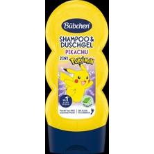 1001 Bübchen Çocuk Şampuanı ve Duş Jeli 2'si 1 Arada Pokemon Hassas Çocuk Cildinin Nemini Korur