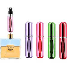 1001 Kyrotech 4 Adet Taşınabilir Mini Parfüm Atomizer Şişesi – 5 ml Yeniden Doldurulabilir Seyahat