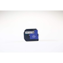 1001 Brother P-Touch M09-K221 M-Tape Beyaz Kagıt Etıkete Sıyah (9mm x 8m) Muadil Etiket