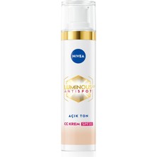 1001 LUMINOUS630 Leke Karşıtı Krem cc Fluid SPF30 Light 40ML