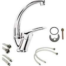 1001 Kuğu Tipi Mutfak ve Lavabo Bataryası ve Banyo Bataryası (Banyo Bataryası)