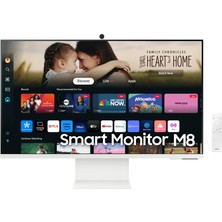 1001 M8 LS32DM801UUXUF, 32" Inç, Uhd, 3840 x 2160, 4k, 4ms 60Hz, HDR10, Akıllı Monitör