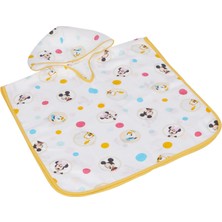 1001 1500187681 Disney Mickey Baby Pamuk Lisanslı Müslin Panço Havlu, Çok Renkli