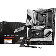 1001 Pro B650-A Wıfı Am5 Ddr5 7600MHZ(OC) HDMI Dp 3x M.2 USB 20 Gbps 2.5g Lan Wı-Fı 6e Atx
