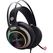 1001 James Donkey 712 Siyah 7.1 Surround Rgb Gaming Kulaklık Neodimyum 50MM Sürücüler 112DB Hassas Mi