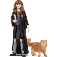 1001 Hermione Granger Crookshanks | Harry Potter Heykelcik, Büyücü Dünya Figürleri