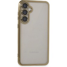 Aconcept Newface  Galaxy S23 Fe Kılıf Razer Lensli Silikon - Gold
