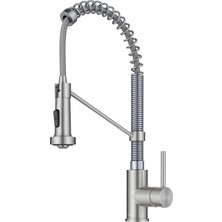 1001 KPF-1610SSCH Bolden 45,7 cm Ticari Mutfak Armatürü, Çift Fonksiyonlu, Uzatılabilir Püskürtme B