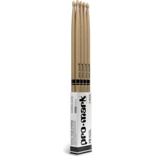 1001 Pro Mark - Hickory 2b Dört Çift Ahşap Kafa Davul Çubukları