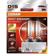 1001 D1S Night Breaker Xenarc Ampul +%220 Fazla Aydınlatma
