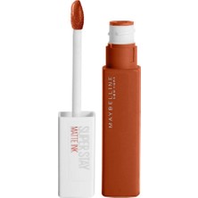 1001 New York Super Stay Matte Ink Likit Mat Ruj - 135 Globe-Trotter (Kahverengi)