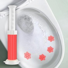 1001 Wc Tuvalet Temizleme Jeli Klozet Jel Blok Koku Giderici Desenli Klozet Jeli Kırmızı 1 Adet