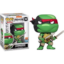 1001 Pop Funko 60652 Tmnt Comics Leonardo Px Vinil Figür, Siyah-Beyaz Kılıflı, 9,5 cm Yükseklik