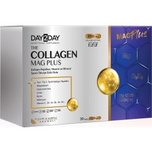 1001 DAY2DAY Collagen Mag Plus Çilek Karpuz Aromalı 30 Saşe