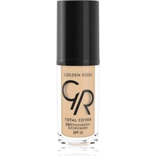 1001 Total Cover 2si1 Arada Kapatıcı ve Fondöten No: 01 Porcelain - 30 ml