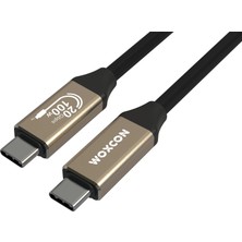 1001 USB C Hızlı Şarj ve Görüntü Kablosu, USB 3.2 Gen2 Standart 20G Bandwith, Thunderbolt 4/3 Uyuml