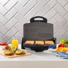 1001 Grill Chef Tost Makinesi-Mavi