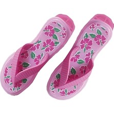 1001 Plaj Havlu Mandalı, Pembe Çiçek Desenli, Güçlü Tutuşlu, Taşınabilir, 2'li Set