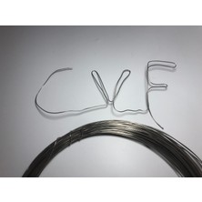 1001 Cvfgrup 1 mm Paslanmaz Takı, Arajman ve El Işi Teli 50 mt