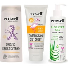 1001 Bebek Mini Yaz Paketi (Bebek Şampuanı + Güneş Kremi + Aloevera Jel)