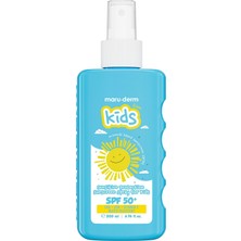 1001 Spf 50+ Çocuklar Için Hassas Koruma Mineral Güneş Kremi Spreyi 200 ml