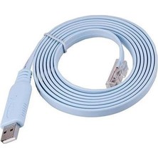 1001 3852A USB Cisco Konsol Consol RJ45 USB 2.0 To RJ45 Konsol Kablosu – 1.8m (CH340 Chipset) Cisco Rou