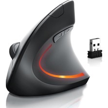1001 Kablosuz Optik Ergonomik Dikey Mouse 1600 Dpı Dizüstü, Masaüstü, Yoğun Kullanım