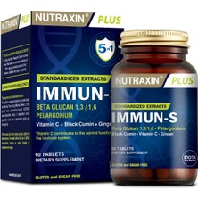 1001 Plus Immun-S 1,3-1,6 Beta-Glukan 60 Tablet Takviye Edici Gıda