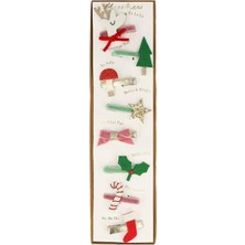 1001 Christmas Icon Hair Clips - Yeni Yıl Motifli Tokalar (8'li)