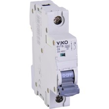 1001 6VTB-1C06 Otomatik Sigorta 6ka C Tipi 1 Kutup 06A