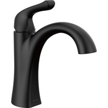 1001 Faucet Arvo Mat Siyah Banyo Bataryası, Tek Delikli Banyo Bataryası Siyah, Tek Kolu Banyo Bataryas�