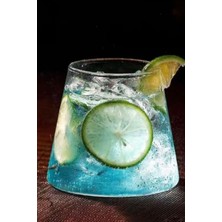 1001 Isı Dayanıklı Cam 400 ml Kahve, Meşrubat, Viski, Kokteyl Sunum Bardağı MIT1144