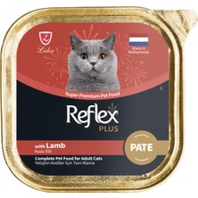 1001 Plus Pate Kuzu Etli Yetişkin Kedi Maması 85 gr