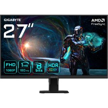 1001 GS27FA 27" IPS Gaming Monitor, Full Hd (1920X1080), 180Hz, 1ms, Mat Ekran, HDMI 2.0 & Displayport, H