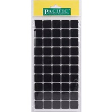1001 Mobilya Altı Yapışkanlı Zemin Koruyucu Ses Kesici Keçe Felt 20X20 mm Siyah