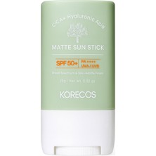 1001 Matte Sun Stick SPF50+ Pa++++ Uva/uvb Mat Bitiş Sağlayan Yüksek Korumalı Stick Formunda Güneş