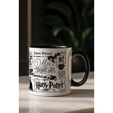 1001 Harry Potter Temalı Özel Tasarım Porselen Kupa Bardak