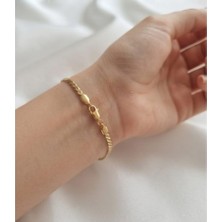 Rubibes Jewelry 14K Vıp Çelik Bileklik