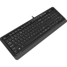 A4Tech A4 Tech FK10 Fn-Multimedya Q Klavye USB Gri