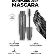 1001 Captivating Look Mascara-Büyüleyici Görünüm-Hacimli ve Kusursuz Kıvrıma Sahip Kirpikler