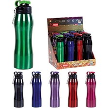 Mikro Matara 750 ml MT-2627 Çelik Matara Sızdırmaz Tasarım ve Hafif Yapısıyla Spor Kullanım İçin Uygun
