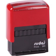 Sırdaş Standart Kaşe Otomatik 15X40 Kırmızı Keçeli 911