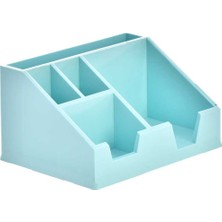 Ops Masa Seti Kalemlik-Organizer Pastel Mavi Klm 208
